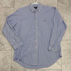 Ralph Lauren Striped Button down shirt size 16-34